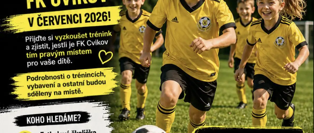 Nábor fotbalových nadějí 2026